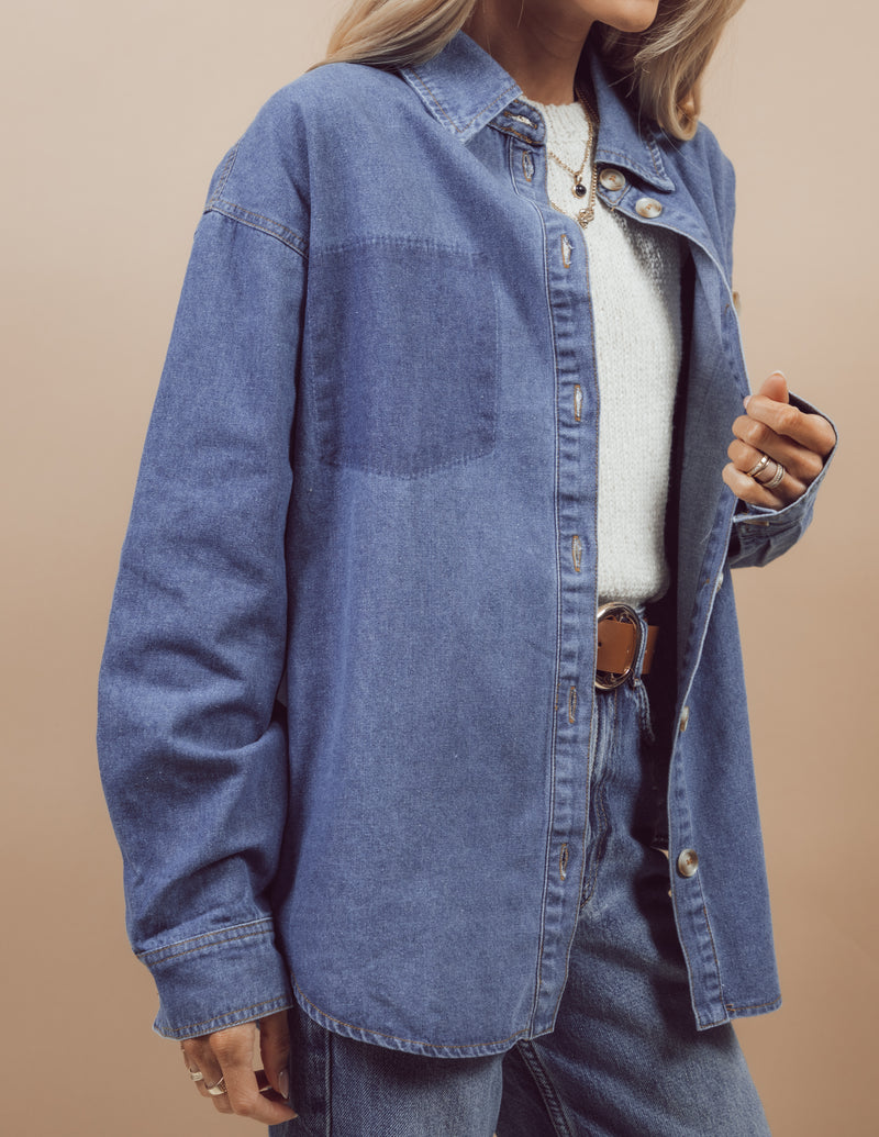 Saskia Denim Button Down