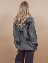 Angel Velvet Bow Sweater