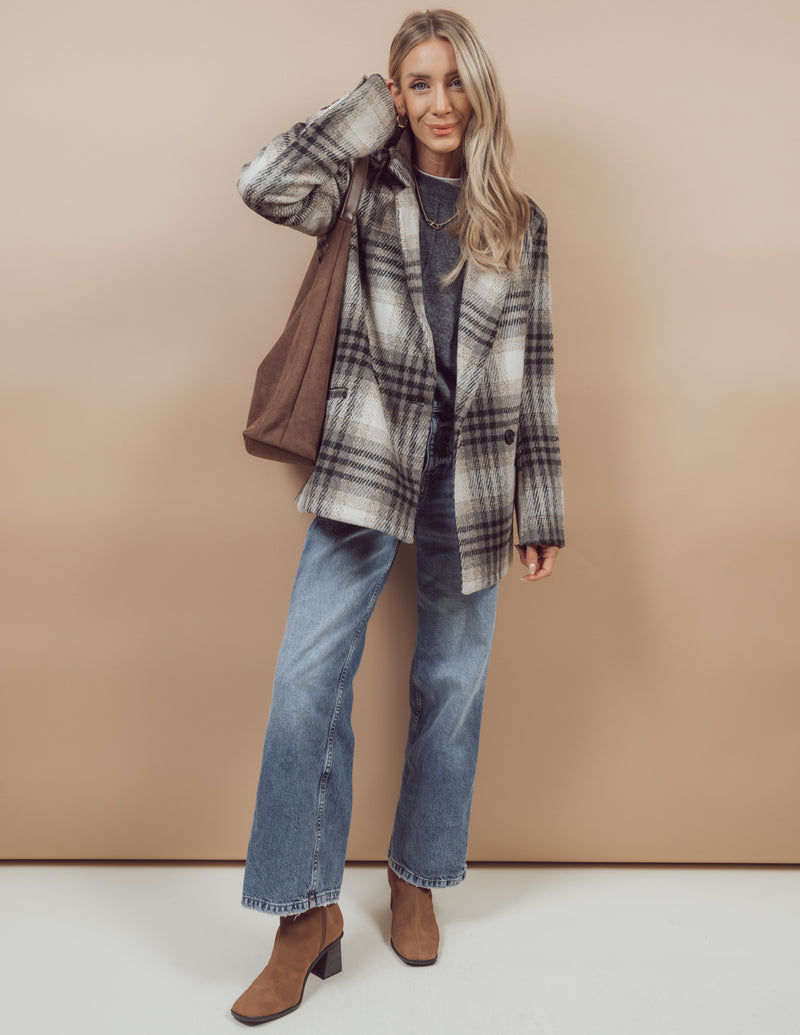 Jocelyn Plaid Blazer