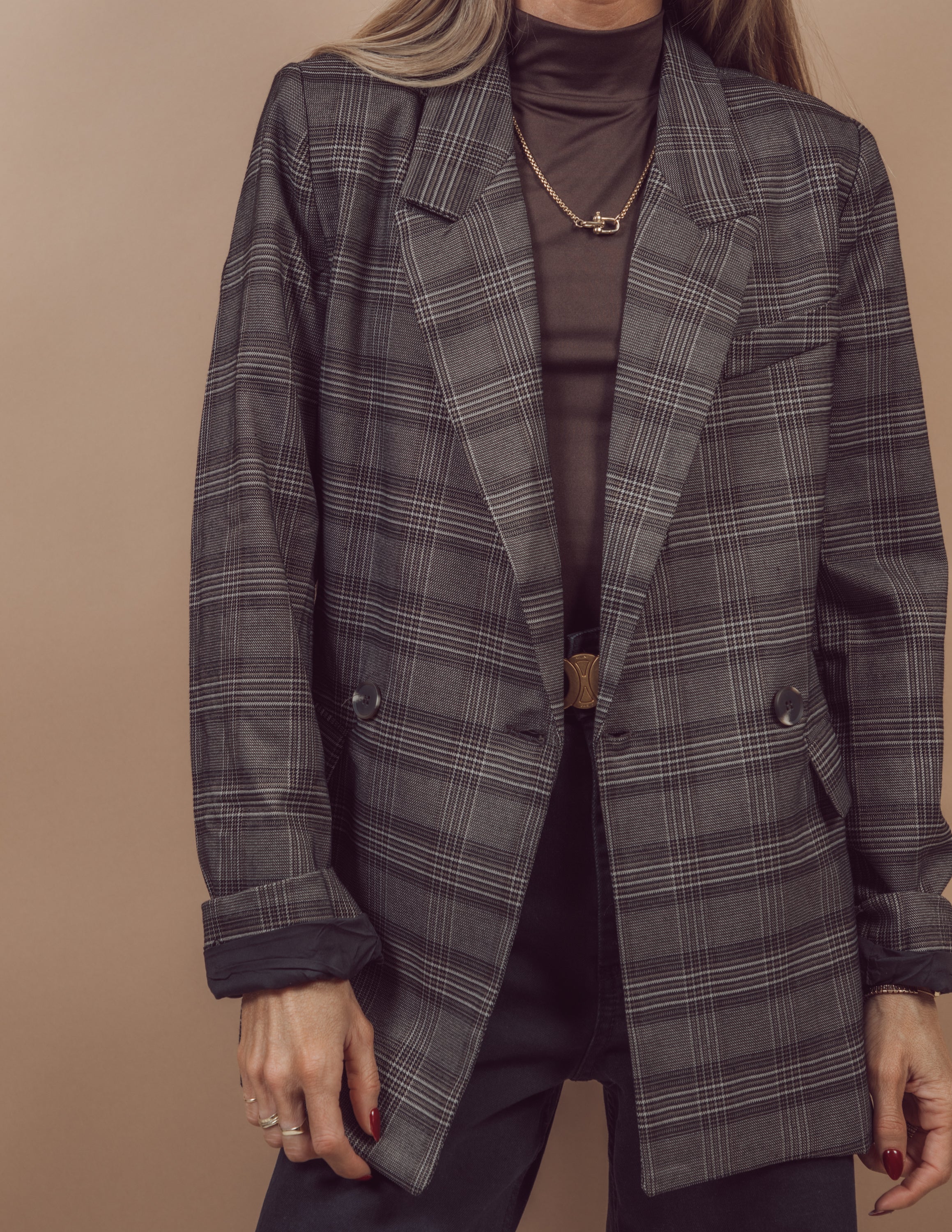 Journey Plaid Blazer