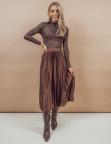 Alessia Pleated Skirt