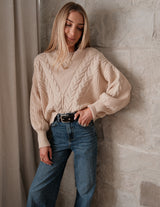 Ava Cable Knit Sweater