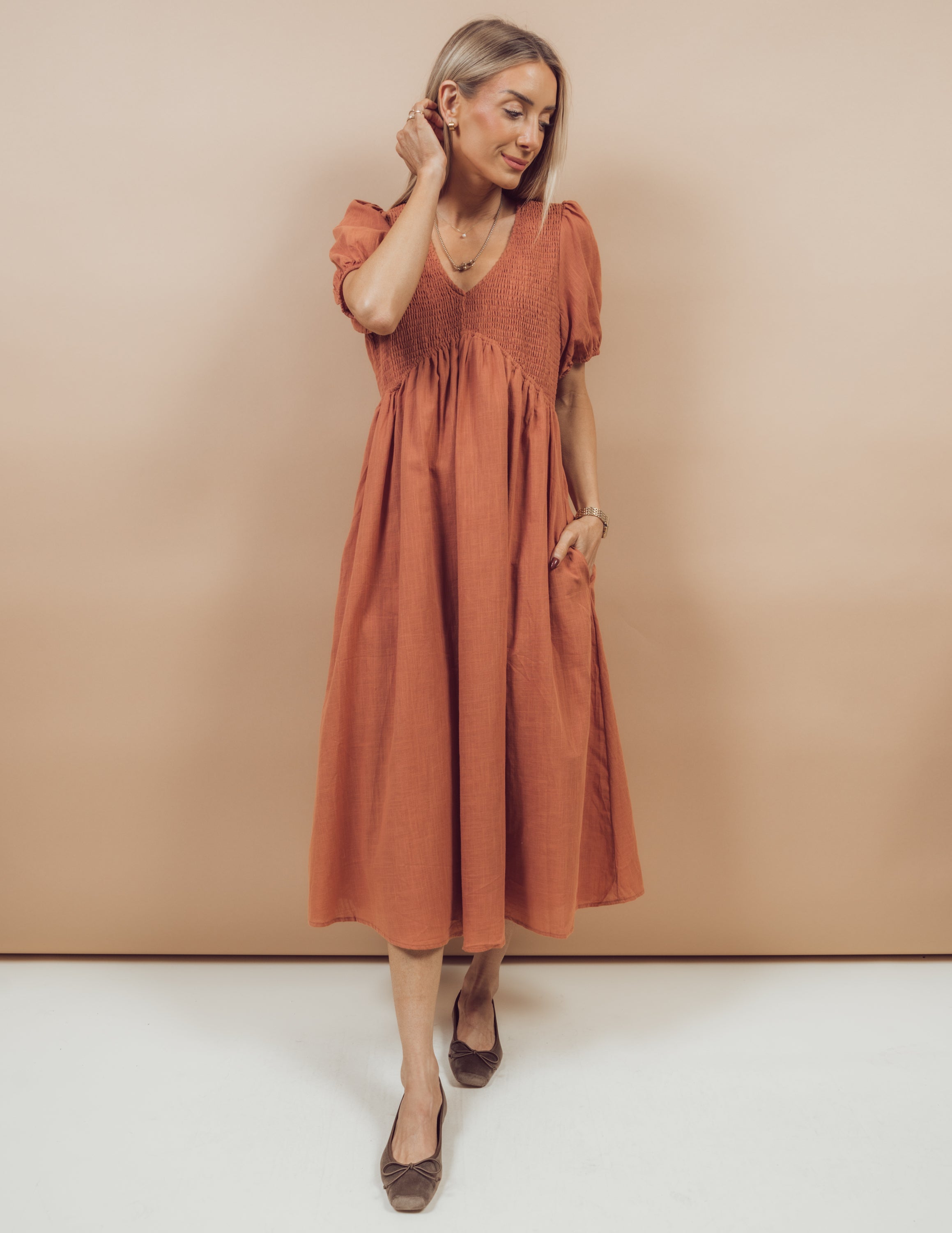 Adrieli Midi Dress