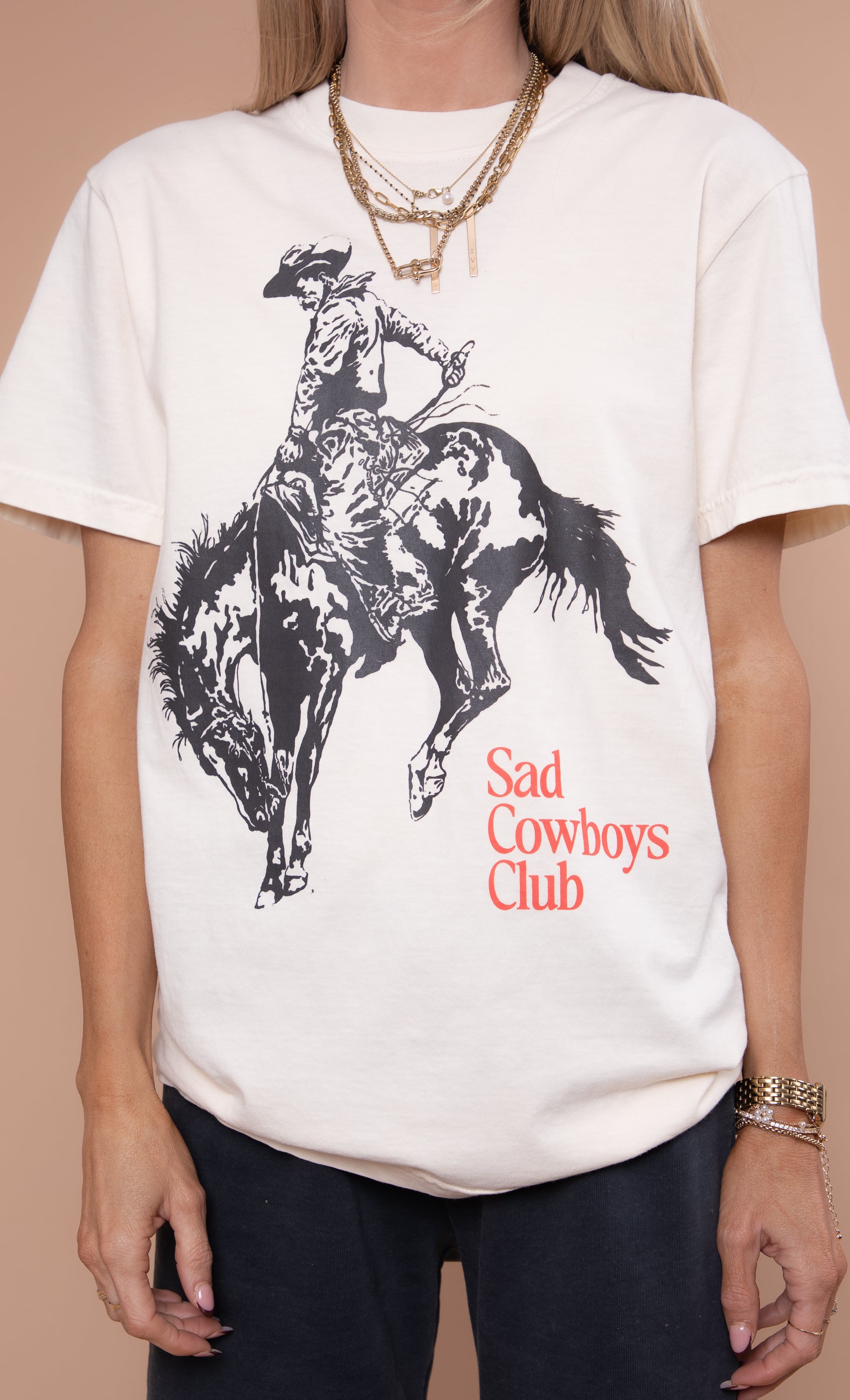 Sad Cowboys Club Graphic Tee