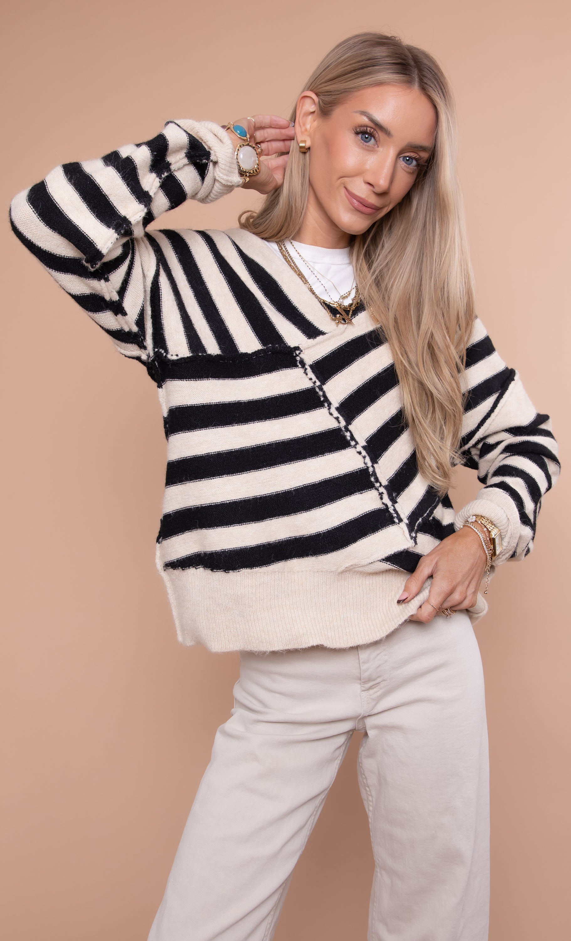 Izzie Striped Sweater