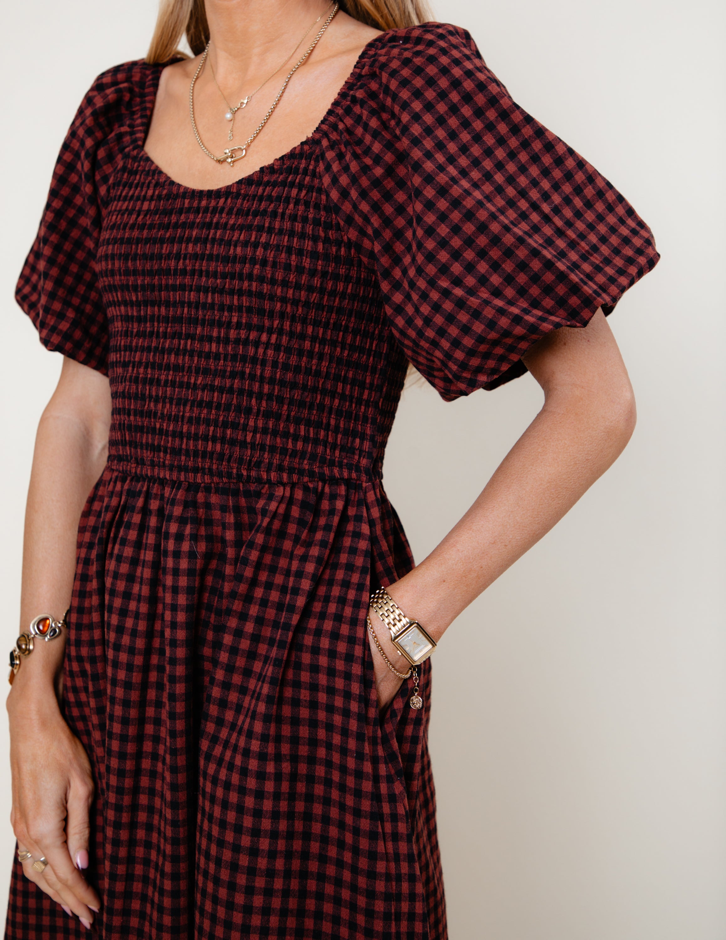 Conner Gingham Dress