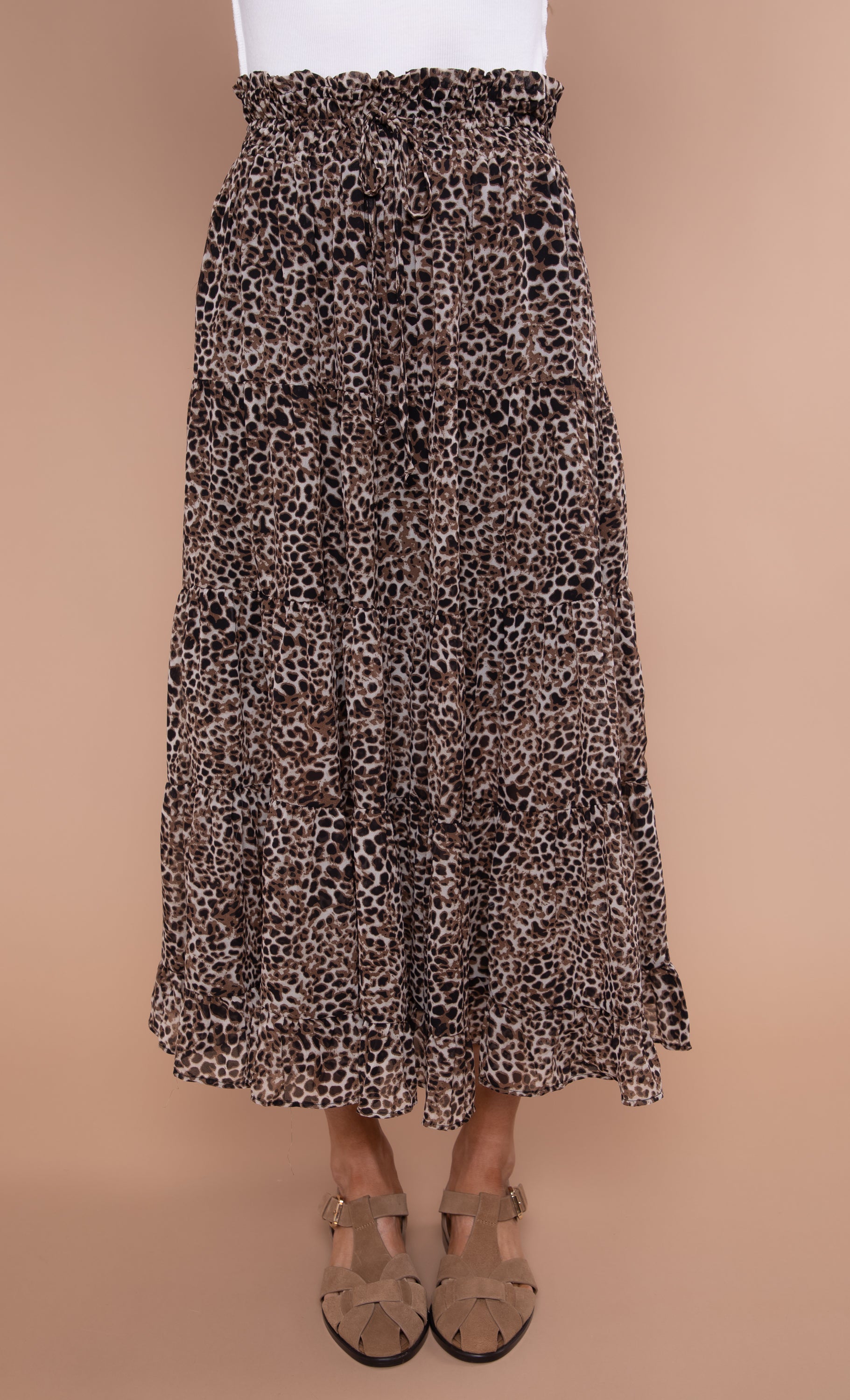 Leopard Printed Skirt