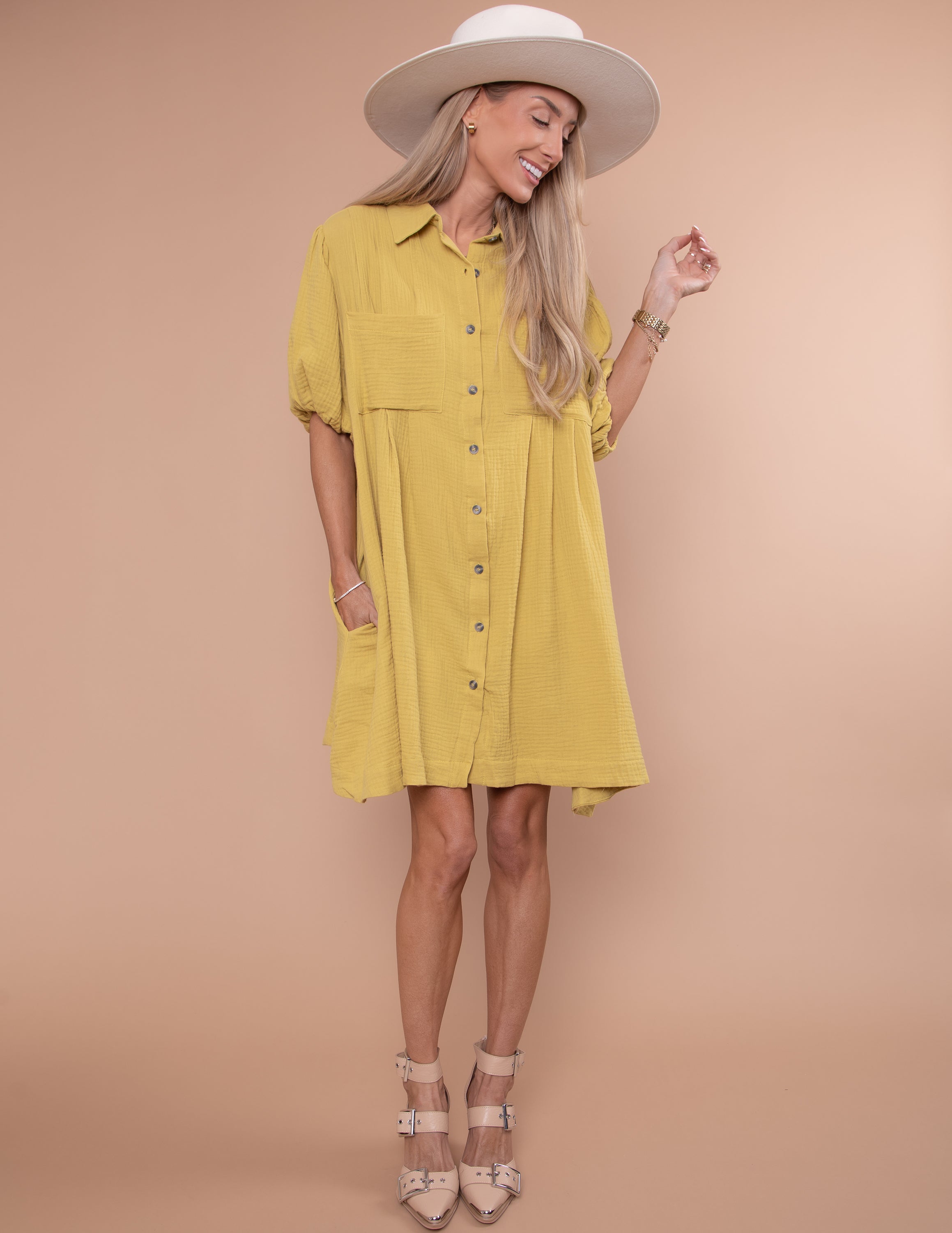 Fatima Shirt Dress