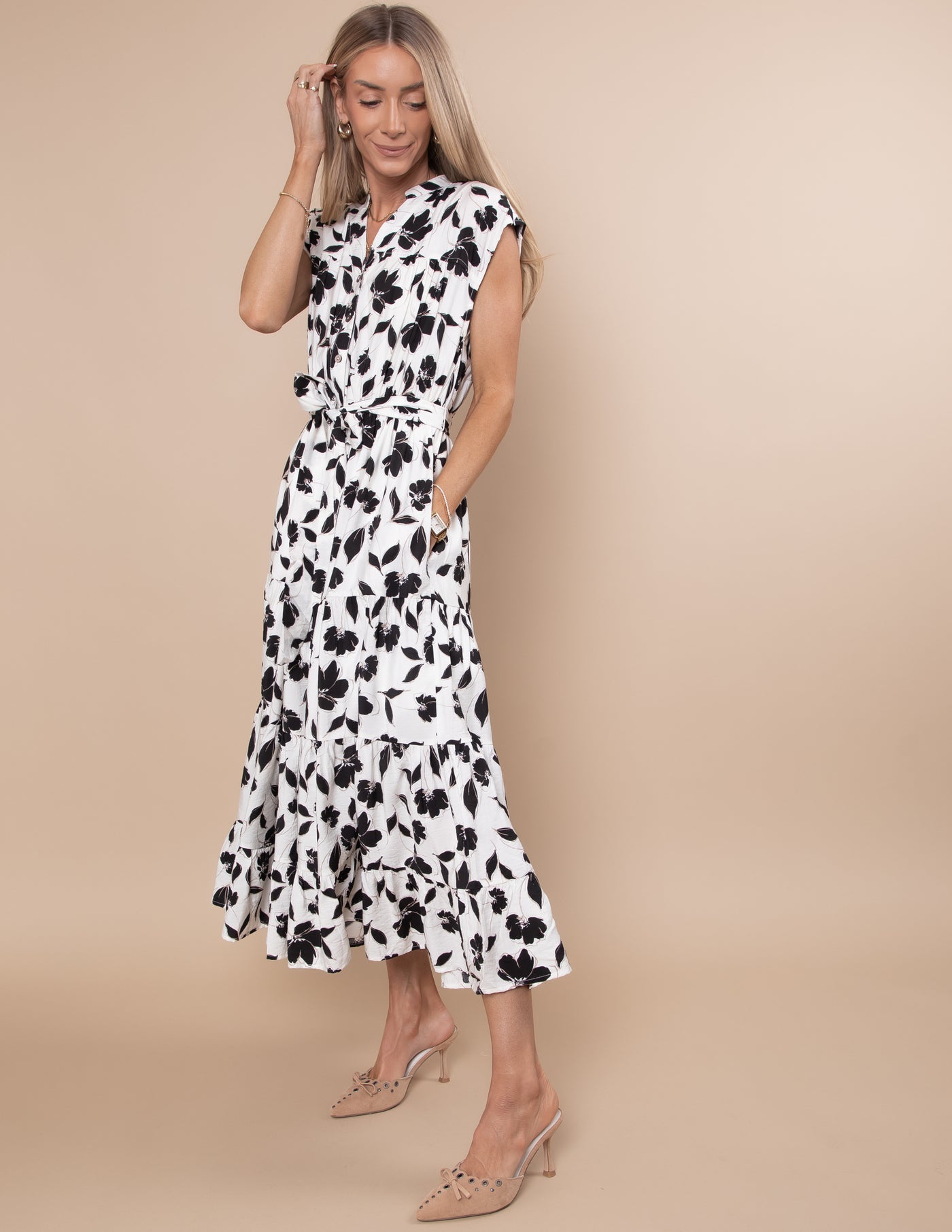 Kenna Printed Dress