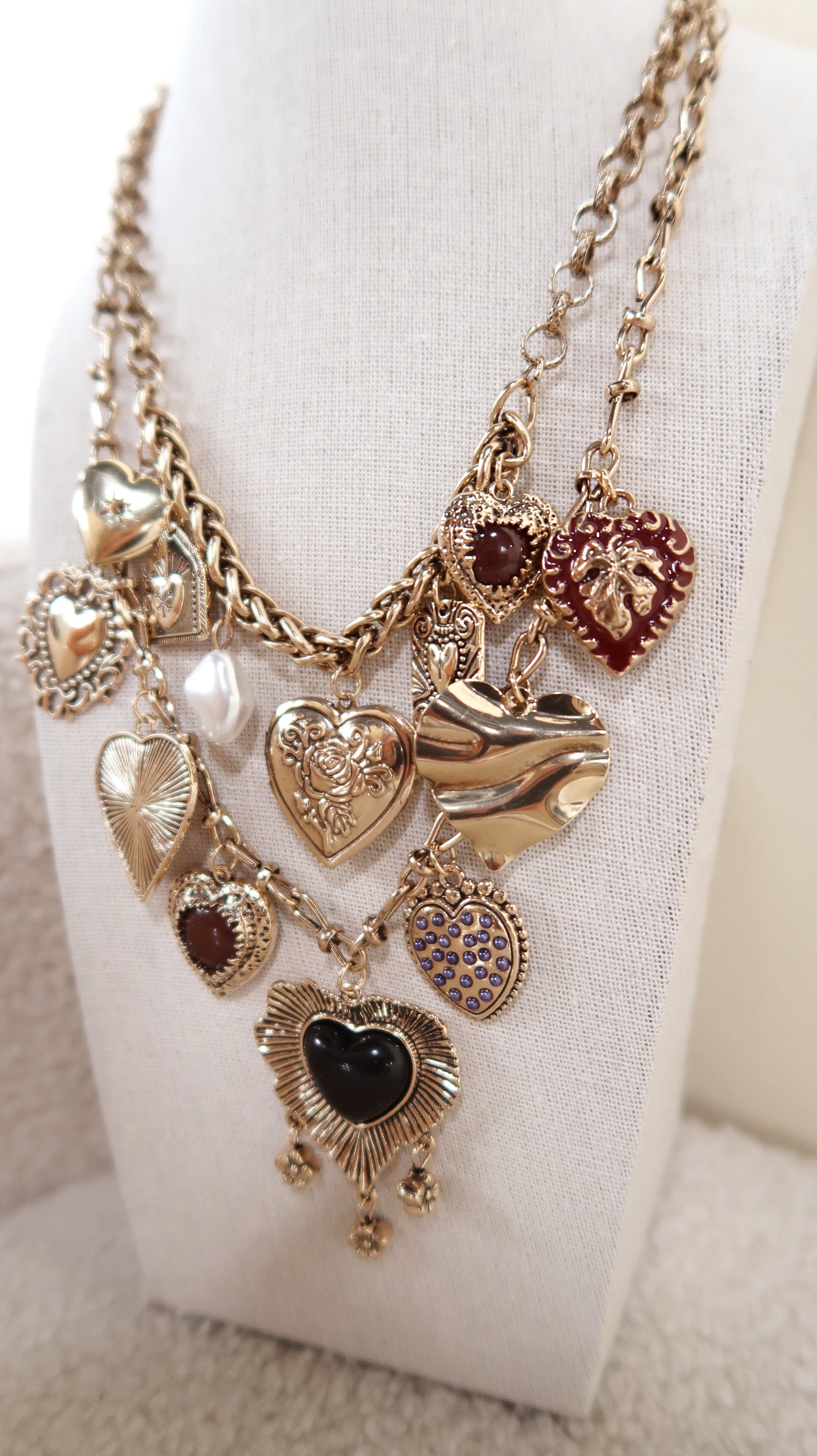 Layered Heart Necklace