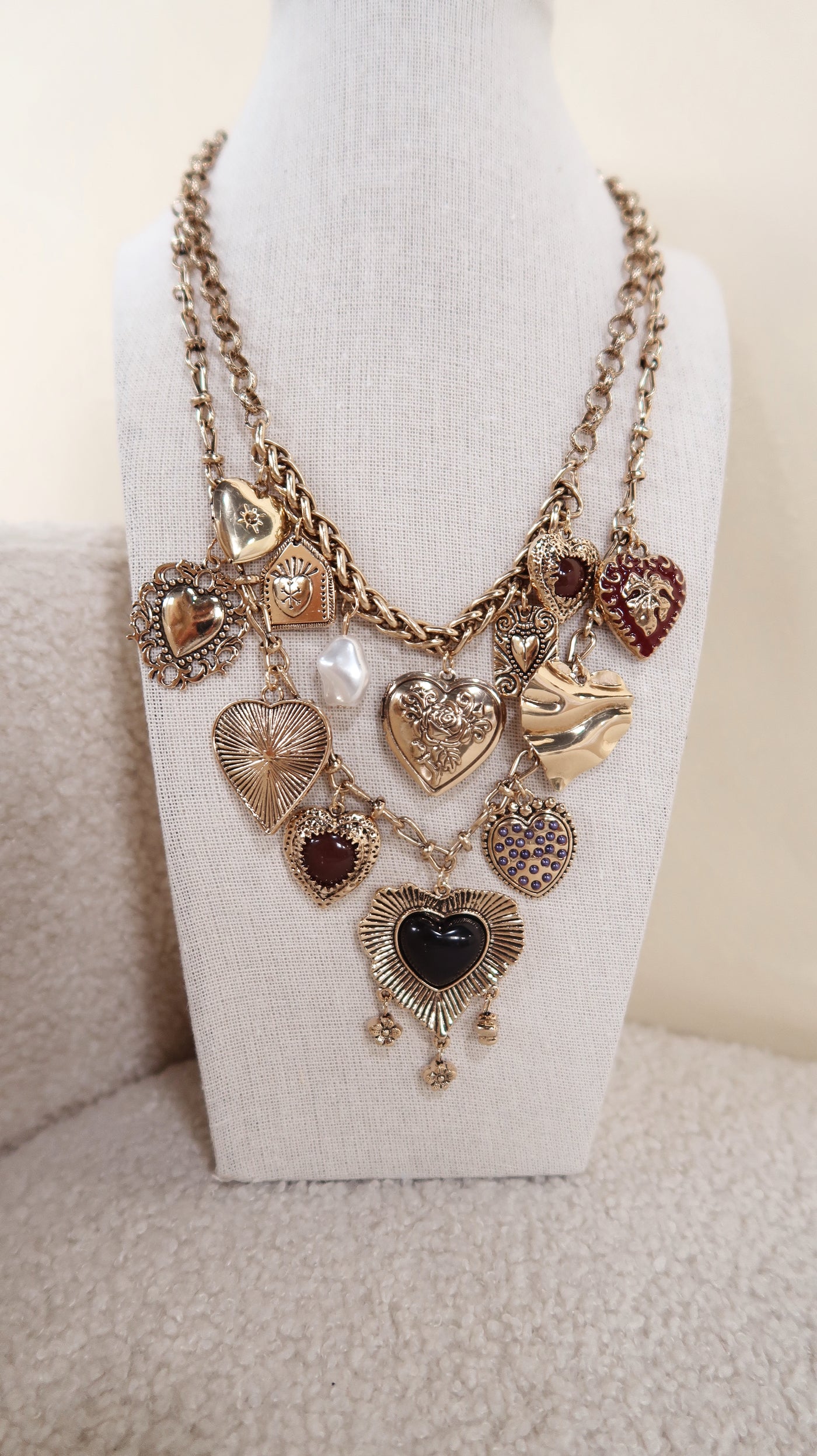 Layered Heart Necklace