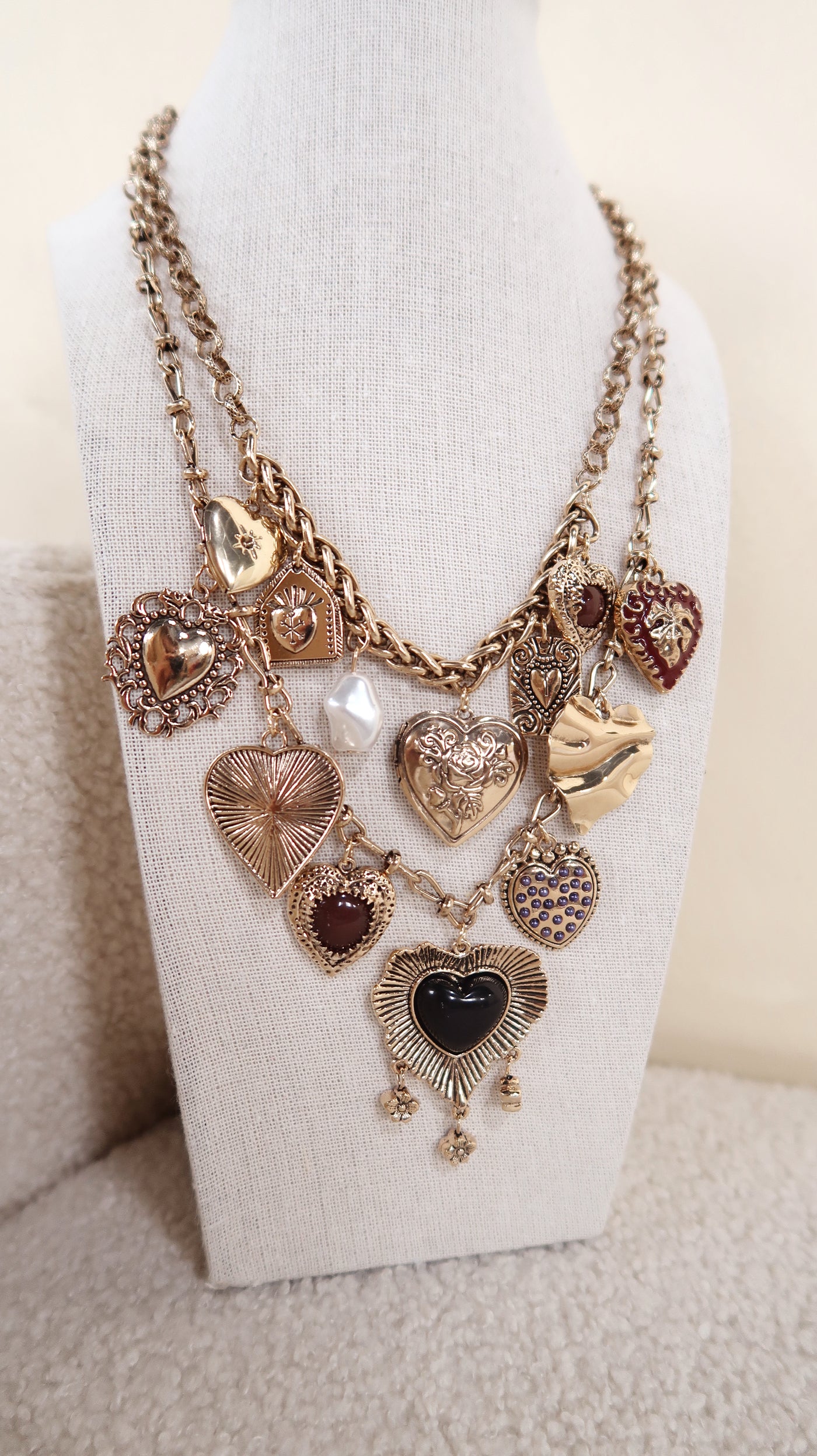 Layered Heart Necklace