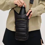 Jace Water Bottle Nylon Puffer Crossbody