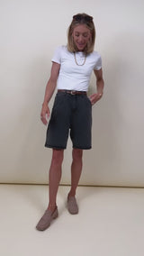 Eugenia Bermuda Denim Shorts