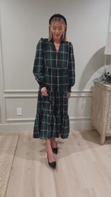 Laina Plaid Dress