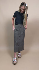 Odette Cargo Skirt