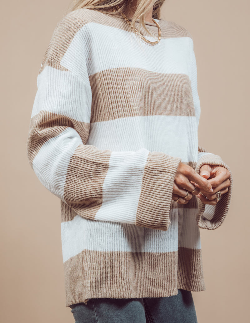 Hayden Striped Pullover