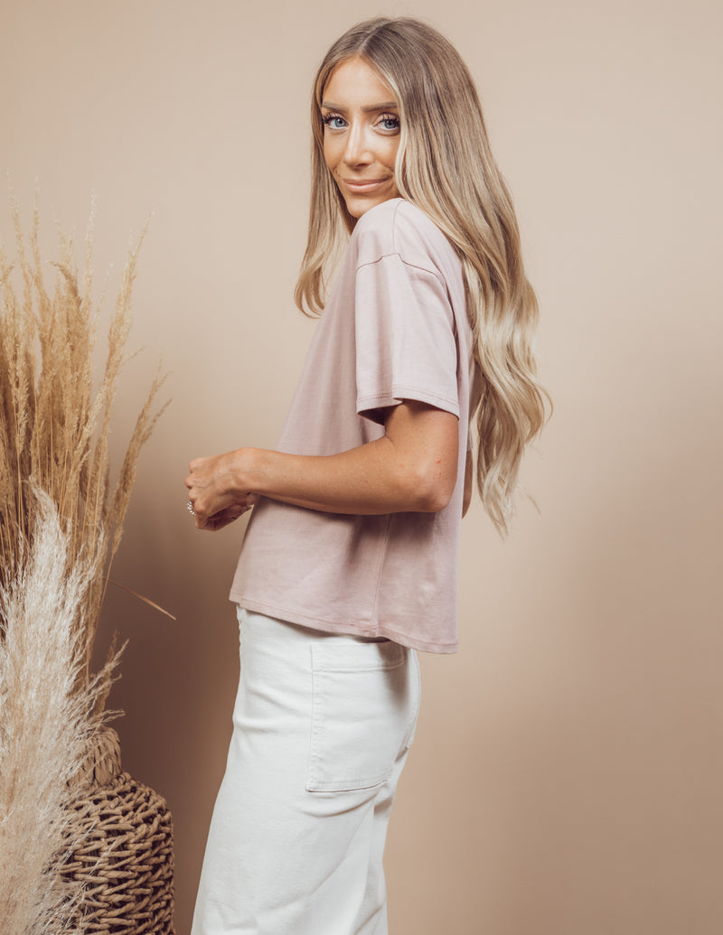 August Cropped Tee