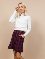 Hilary Plaid Skirt