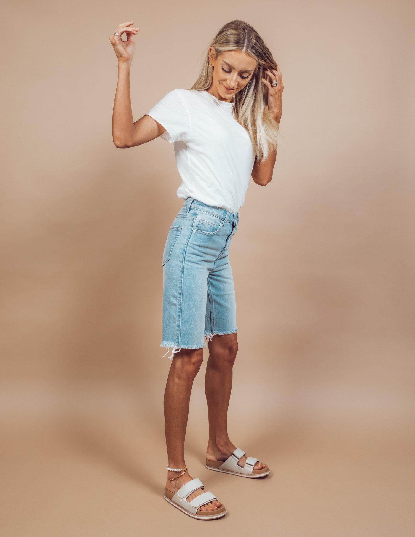 Luca Denim Shorts (Petite Fit)